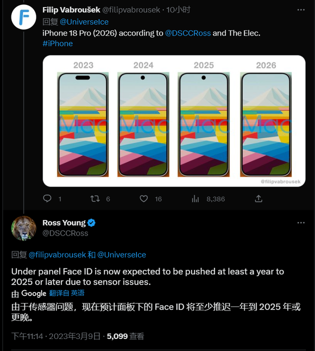 历下苹果手机维修分享:屏下Face ID有什么优势？iPhone何时会有屏下Face ID？ 